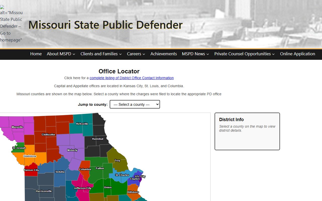 Reynolds County warrant search public defender office locator